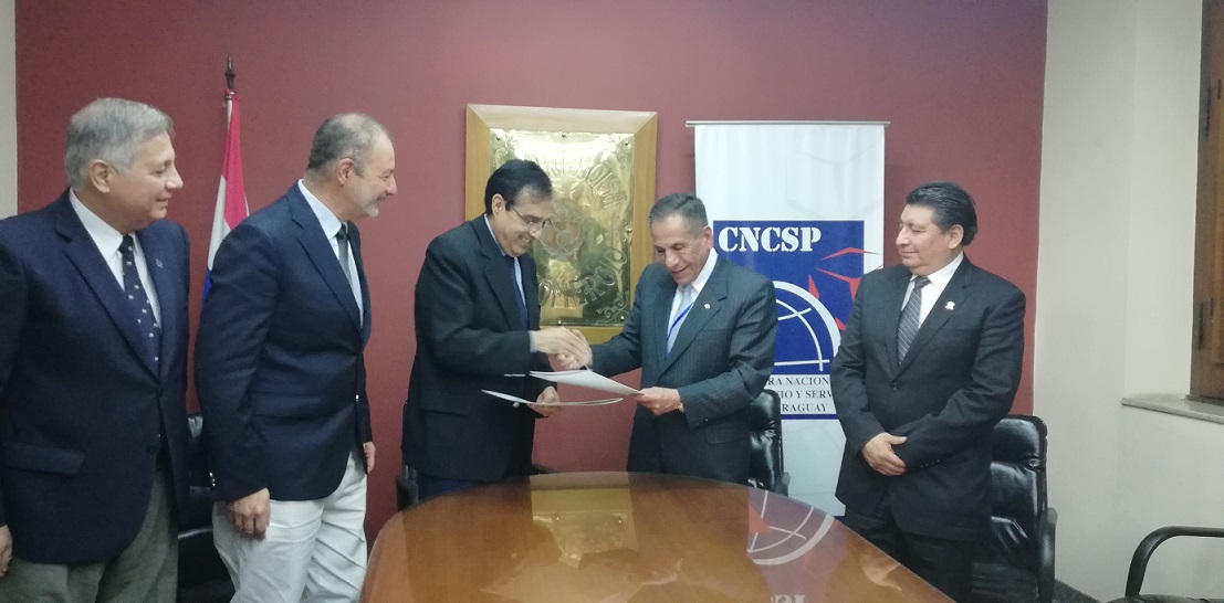 Firma de convenio de cooperación con la Cámara de Comercio de Bolivia y la Cámara Binacional de Comercio Boliviano Paraguaya
