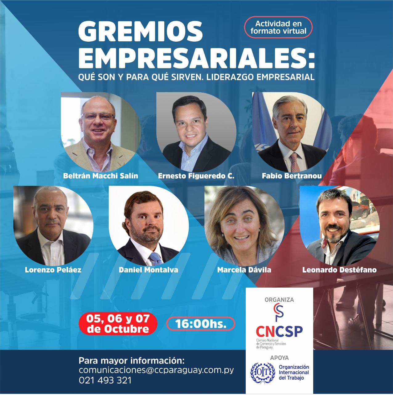 Importante evento gremial será desarrollado por la CNCSP con el apoyo de la OIT