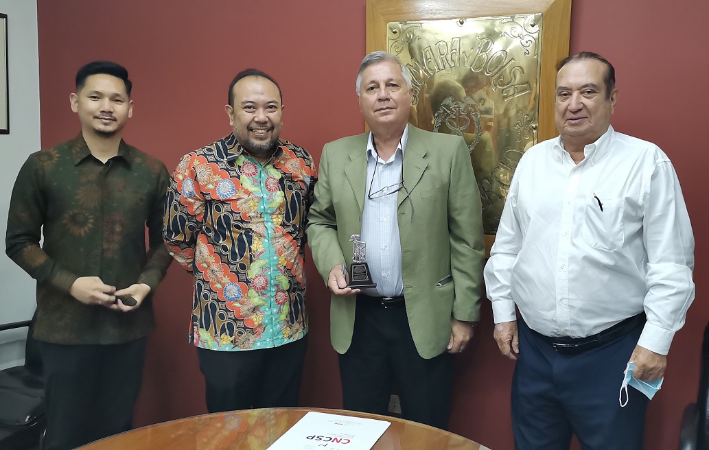 La CNCSP recibió a Misión Diplomática de Indonesia